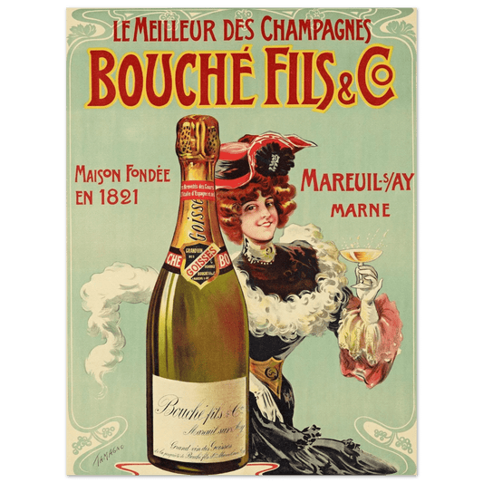 1800s French Champagne Classic Matte Poster 60x80 cm 24x32″